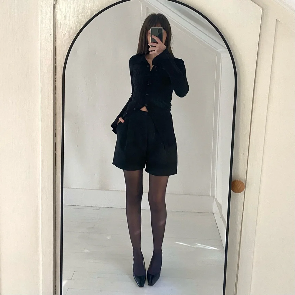 Totéme Lluc Bermuda Short in Black - Picture 3 of 15